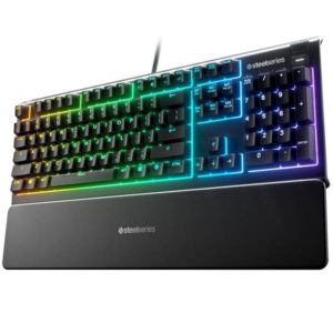 STEELSERIES Apex 3 RGB Gaming Keyboard – 10-Zone RGB Illumination